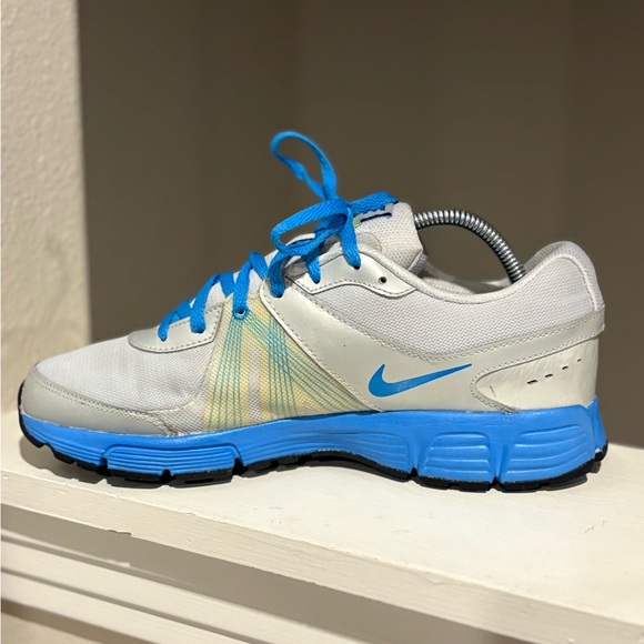 Nike Max Run Lite 3 Running Shoes 488167-006 Womens Size 10 Aqua Yellow Grey - Picture 3 of 10